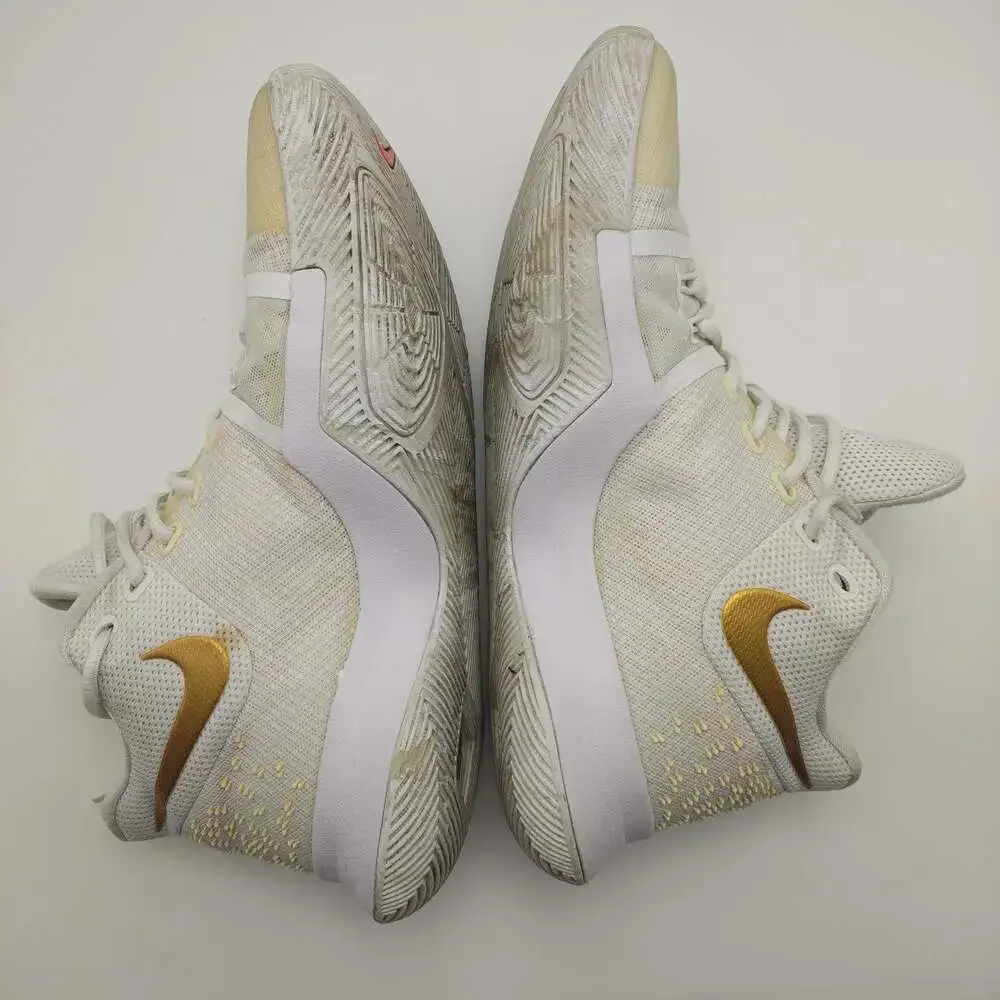 Nike Kyrie 3 Ivory Gold Summer Pack Basketball Shoes Mens Size 9 852395-902